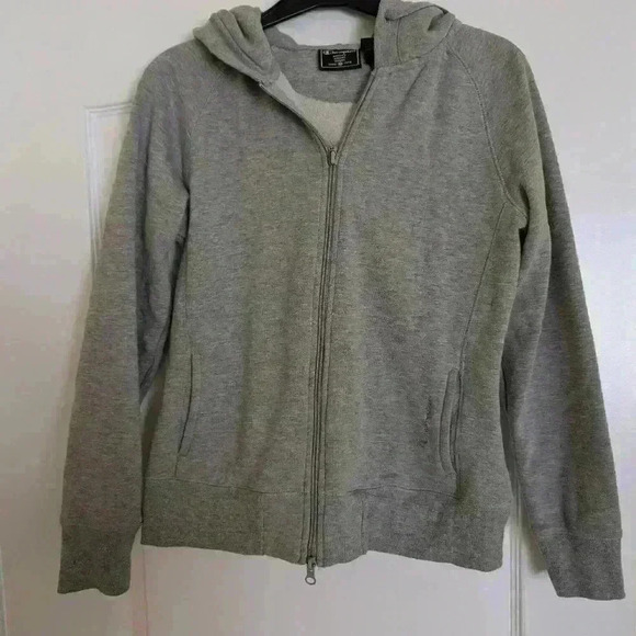 Women's Medium grey Champion  zip up hoodie - Picture 2 of 7